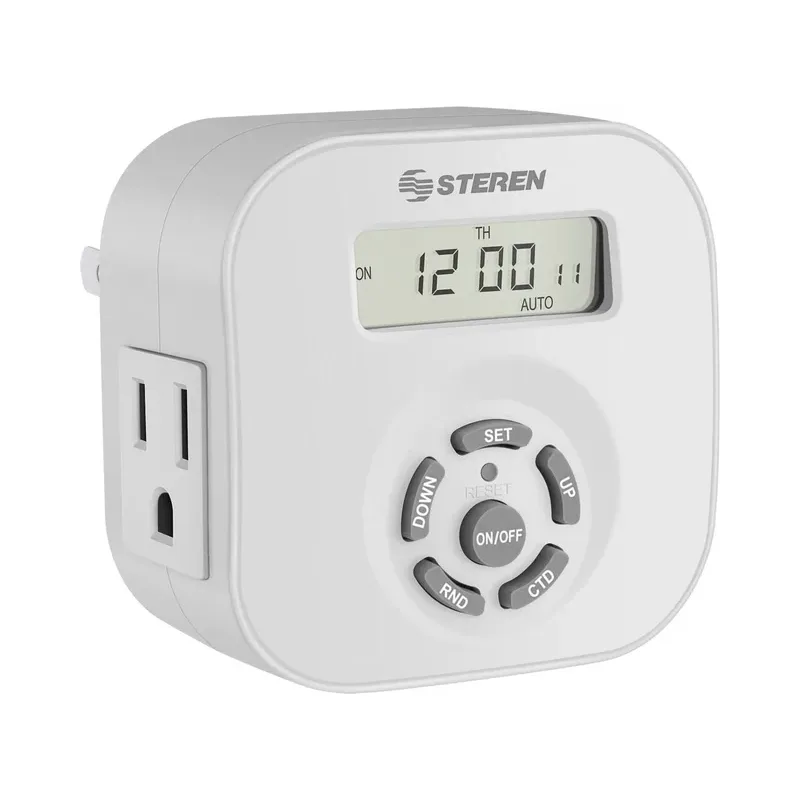 Temporizador (timer) digital de 20 eventos Steren TEMP-20E
