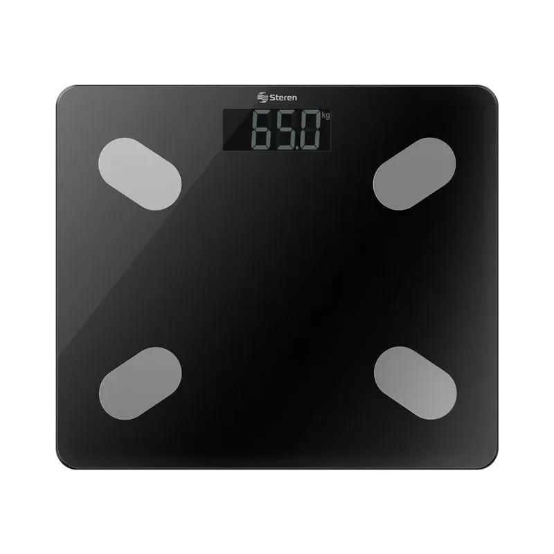 Báscula digital Bluetooth* con análisis corporal, hasta 180 kg Steren MED-2000