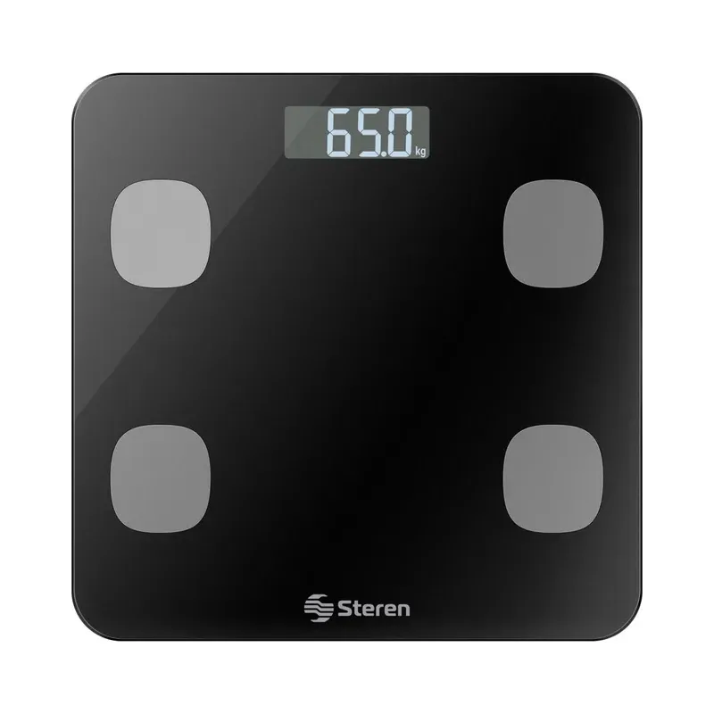 Báscula digital Bluetooth* con análisis corporal, hasta 180 kg Steren SHOME-MED