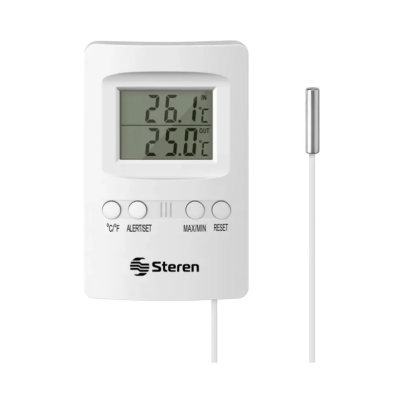 Termómetro digital para interior/exterior Steren TER-100