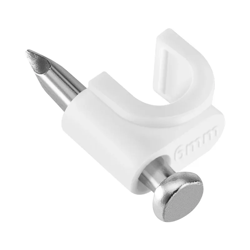 50 grapas para cable coaxial RG59, blancas Steren GRA-955B
