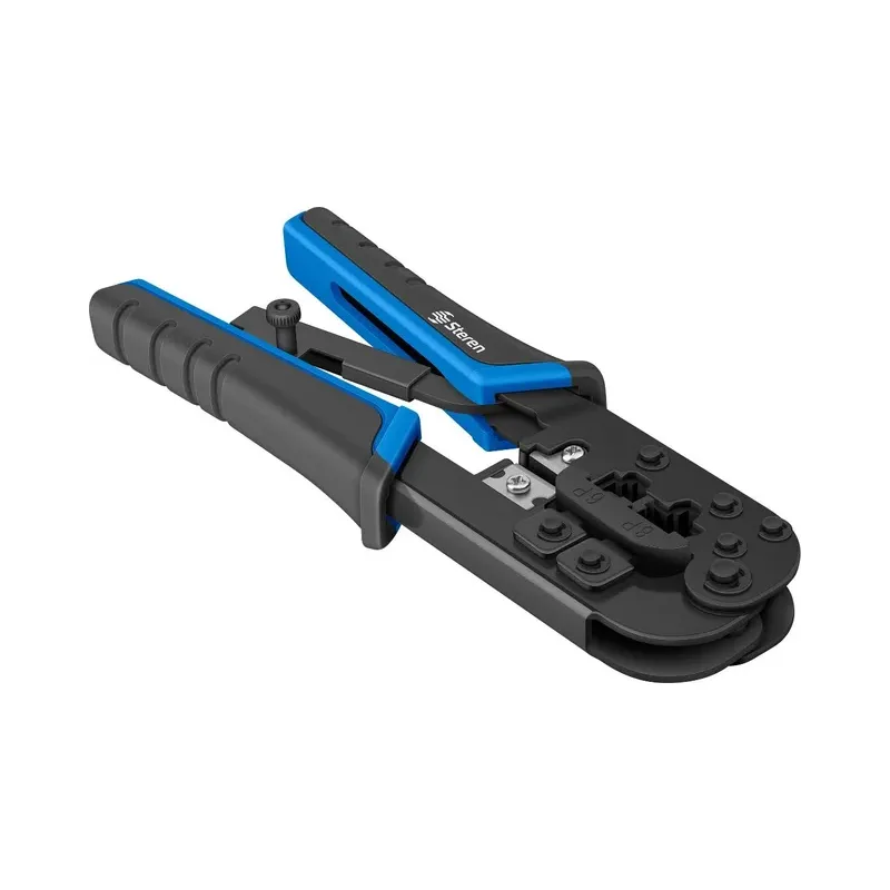 Pinza ponchadora de plug RJ12 y RJ45 Steren HER-668
