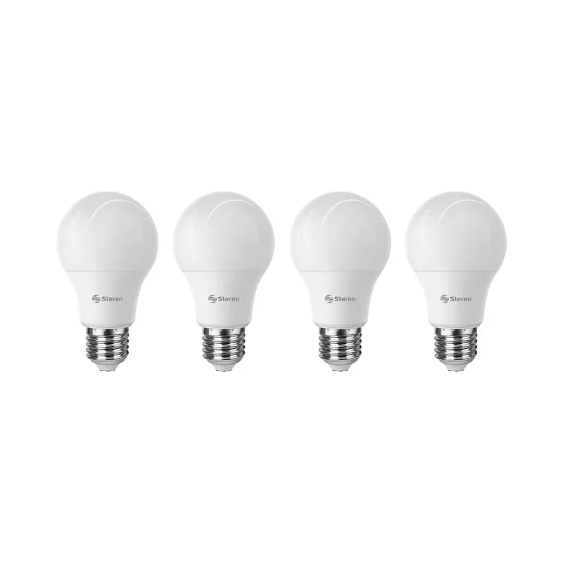 4 bombillos LED de luz fría, 9 W Steren FOC-F9W/4