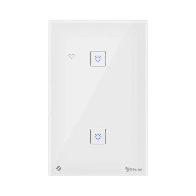 Interruptor Zigbee* touch doble Steren SHOME-Z302