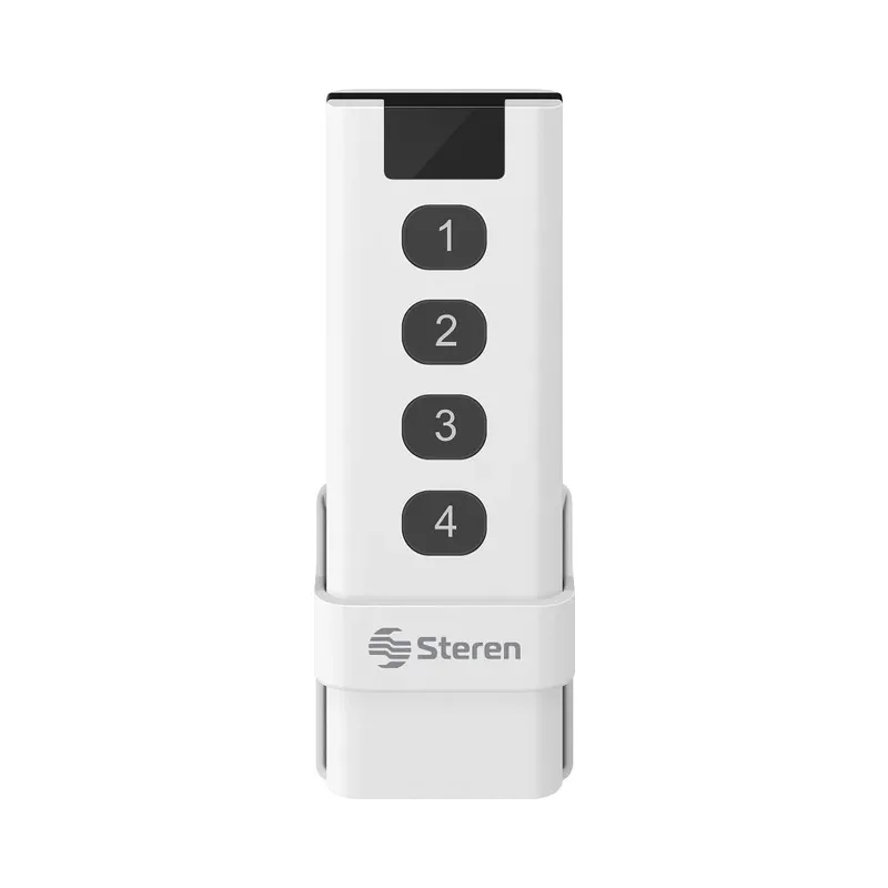 Control remoto Bluetooth* programable de 4 botones, para dispositivos Steren Home Steren SHOME-530