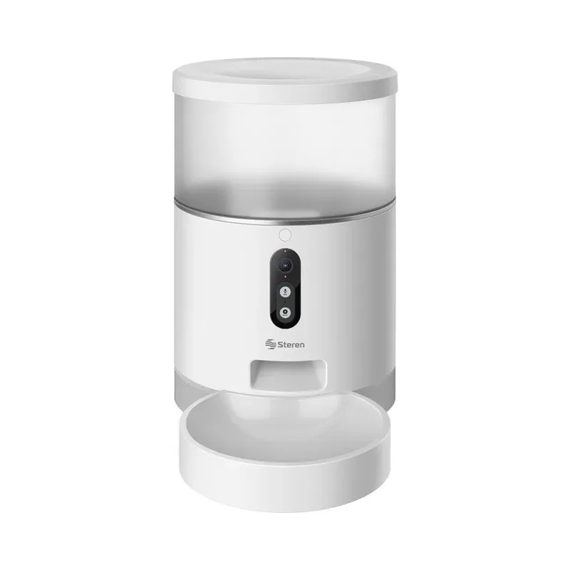 Dispensador Wi-Fi de alimento para mascotas con cámara Full HD y grabador de voz Steren SHOME-PET