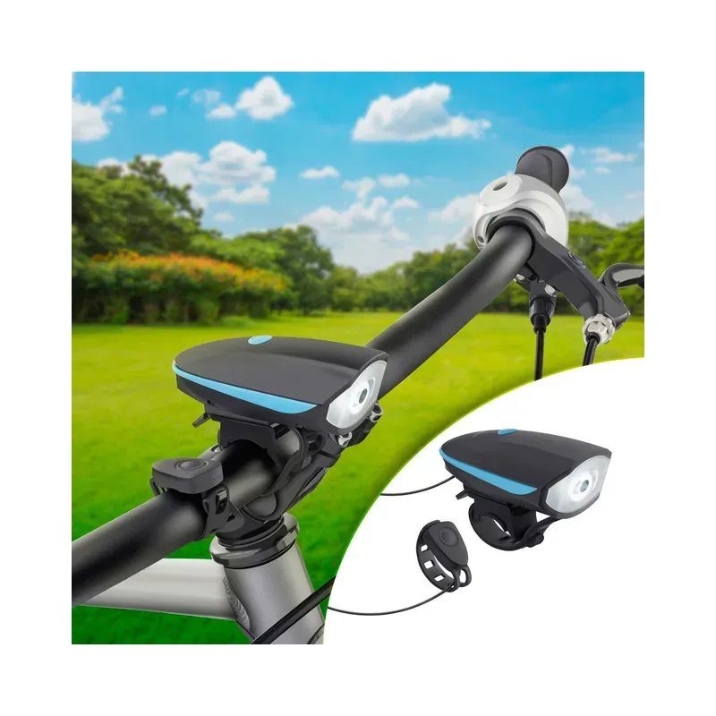 Linterna y claxon para bicicleta Steren BIKE-010
