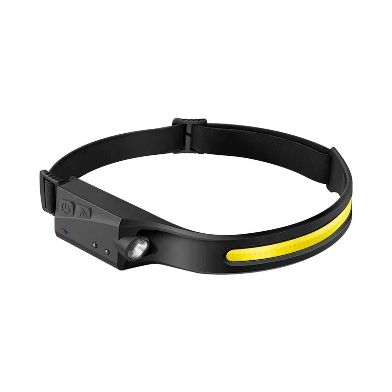 Linterna LED tipo minero 2 en 1 con batería recargable Steren LAM-240