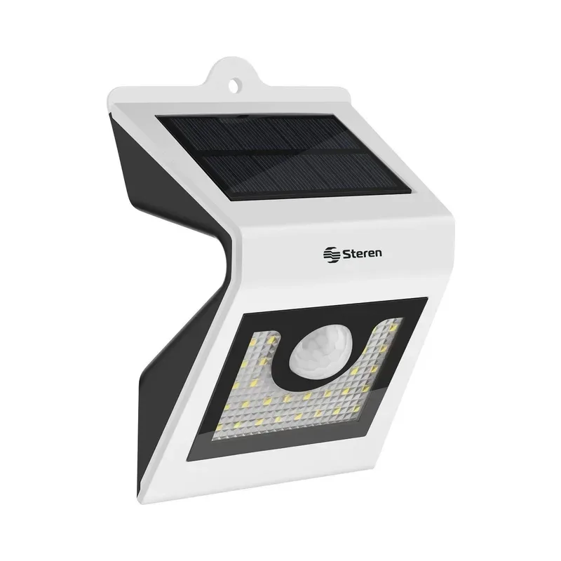 Mini lámpara LED con sensor de movimiento y celda solar Steren LAM-708