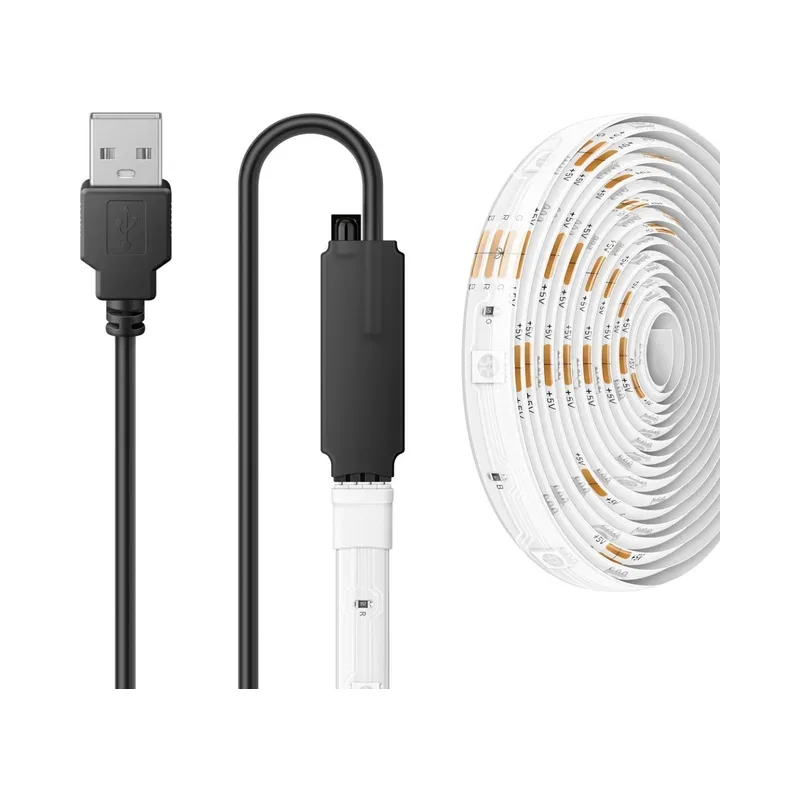 Tira LED multicolor RGB de 2 m con control remoto Steren GAD-LED2
