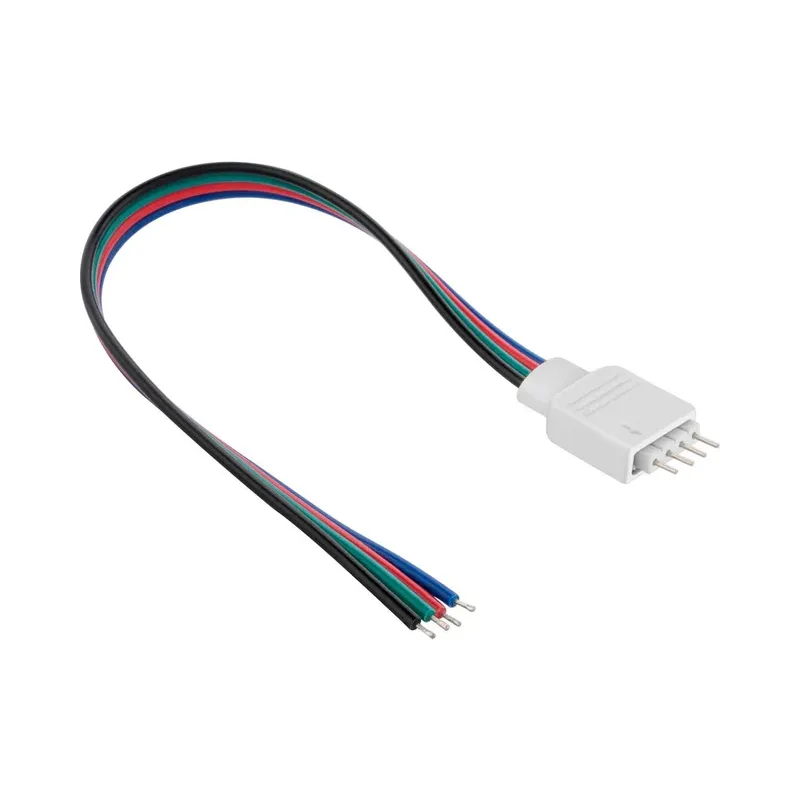 Cable de alimentación para tiras LED RGB multicolor Steren MODLED-028