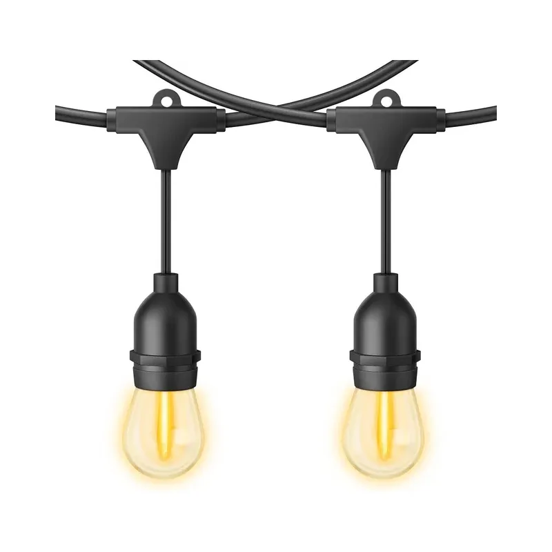Serie LED vintage de 12 bombillos para exterior Steren MODLED-300
