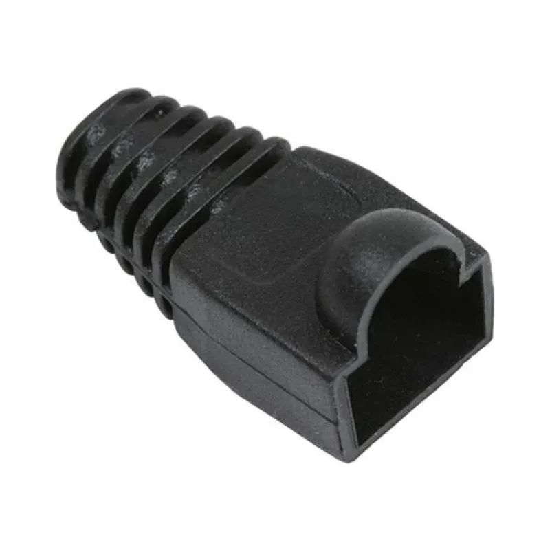 Cubierta protectora para plug RJ45, negra Steren 300-083BK