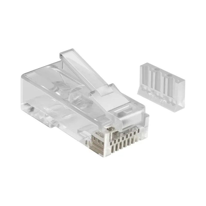 Plug RJ45 de 8 contactos CAT 6A, para cable redondo Steren 301-190