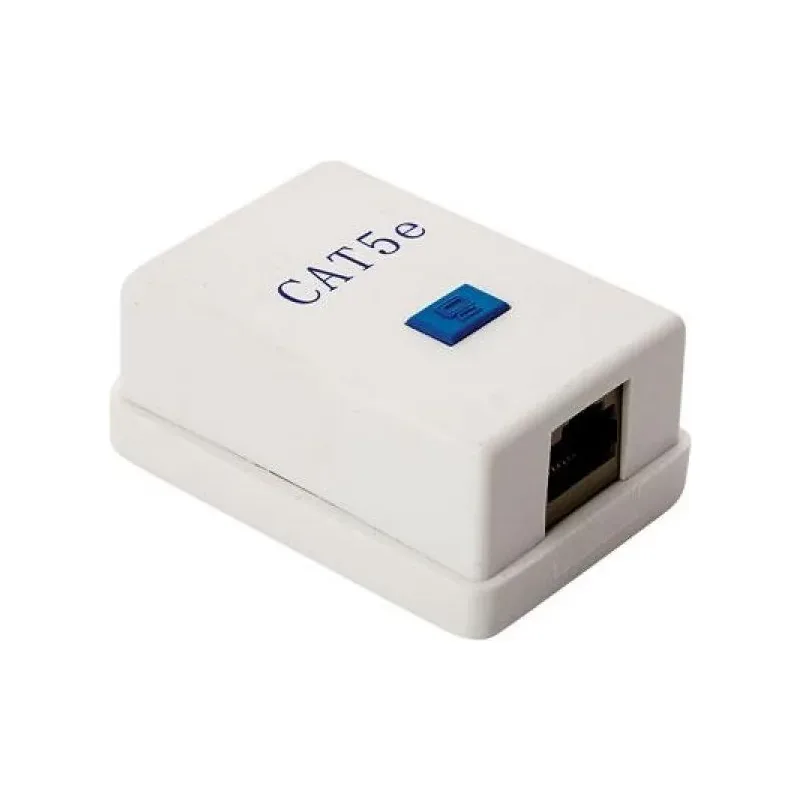 Toma de sobreponer sencilla RJ45 CAT 5e Steren 350-051