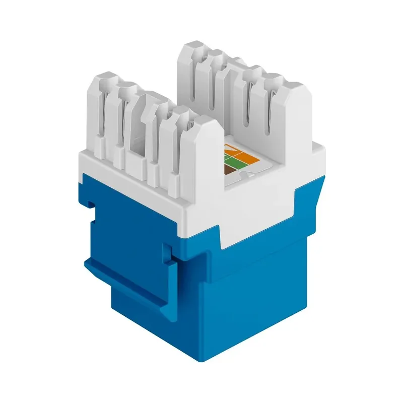 Jack RJ45 de 8 contactos a 180° CAT 6, tipo Keystone Steren 360-025AZ