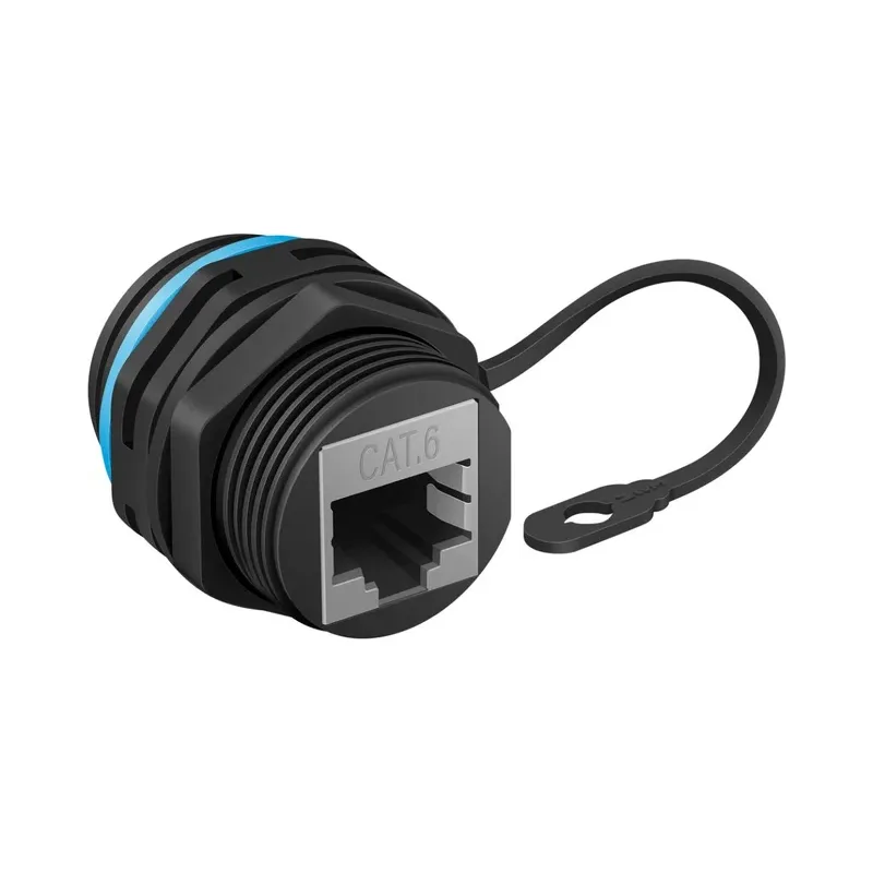 Acoplador (cople) corto impermeable CAT 6 blindado, para exterior Steren 360-070