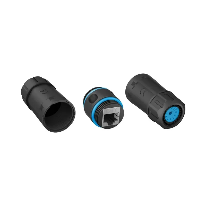 Acoplador (cople) largo impermeable CAT 6 blindado, para exterior Steren 360-072