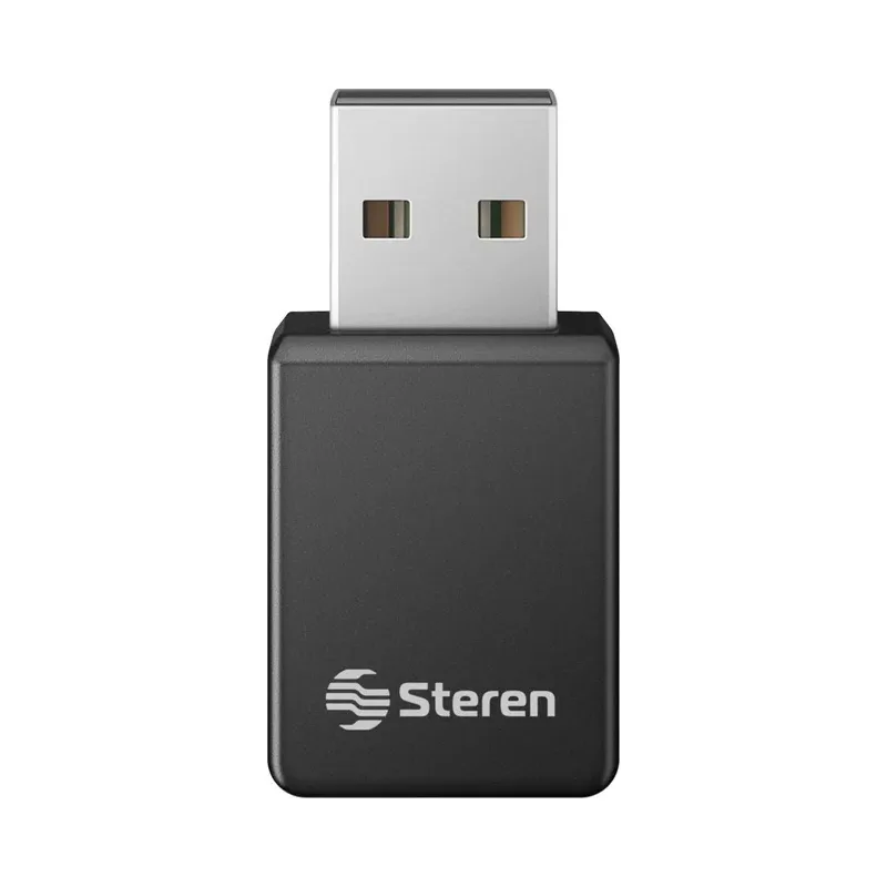 Nano adaptador USB Wi-Fi doble banda 2,4 y 5 GHz Steren COM-8230