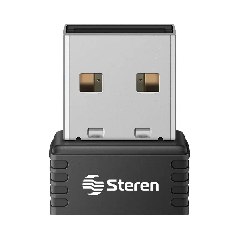 Nano adaptador USB Wi-Fi* 2,4 GHz (B/G/N) Steren COM-8234