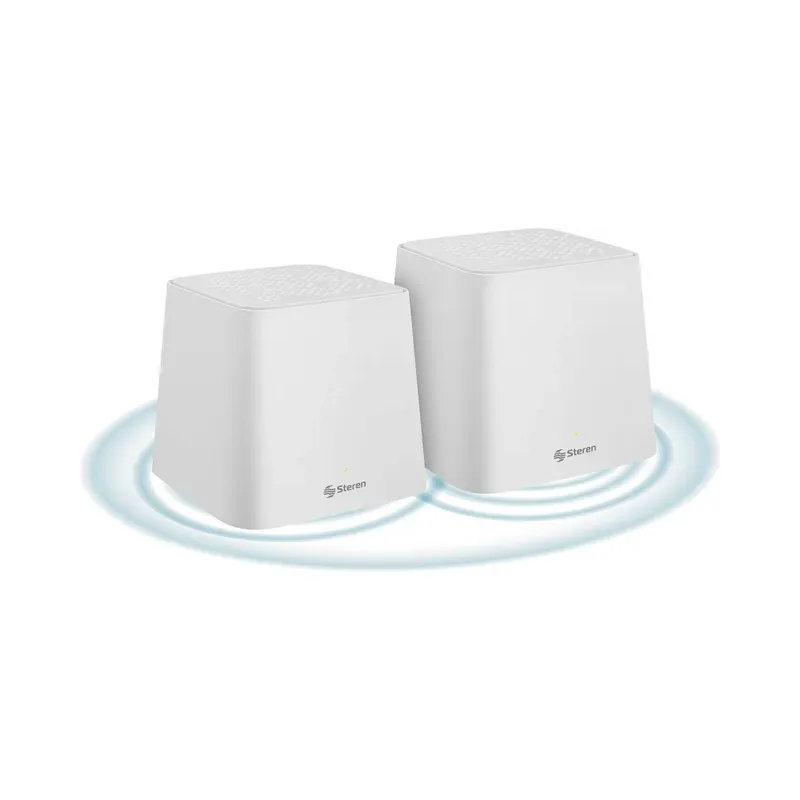 Sistema Smart Wi-Fi MESH doble, 2,4 GHz y 5 GHz (B/G/N/A/AC/V/R) Steren MESH-200