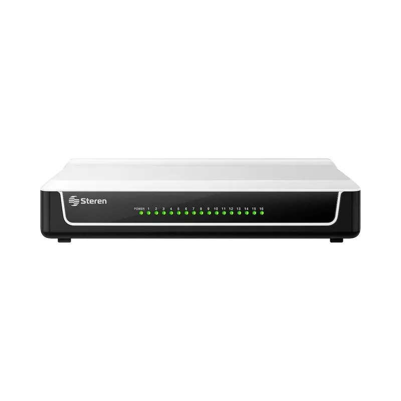 Switch Fast Ethernet de 16 puertos Steren SWI-016