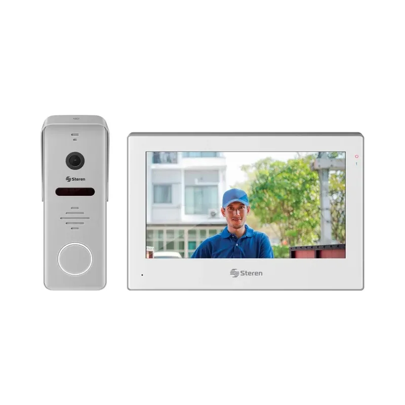 Video timbre Wi-Fi* con pantalla touch a color de 7" Steren CCTV-0990