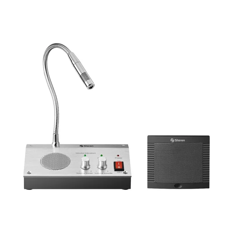 Intercomunicador para ventanillas Steren INT-300