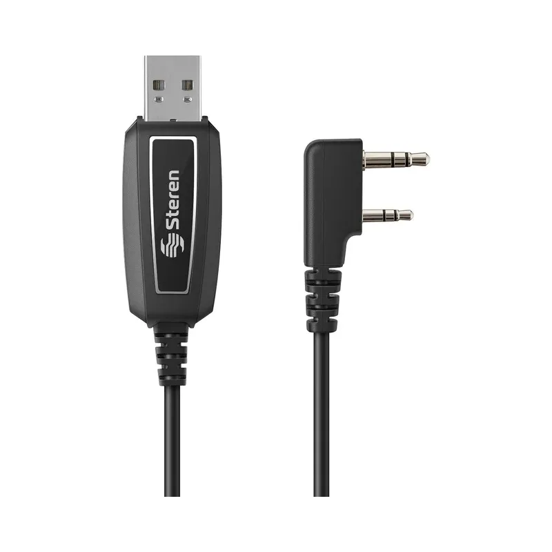 Cable USB para programar radios intercomunicadores RAD-510 y RAD-530 Steren RAD-502