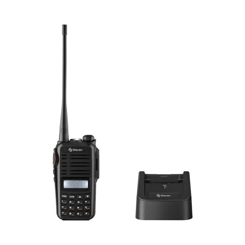 Radio intercomunicador profesional con teclado y 3 Watts de potencia Steren RAD-610