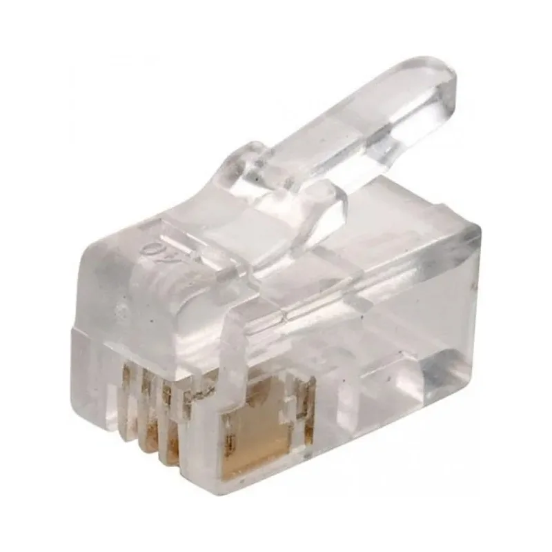Plug telefónico modular RJ9, de 4 contactos Steren 300-062