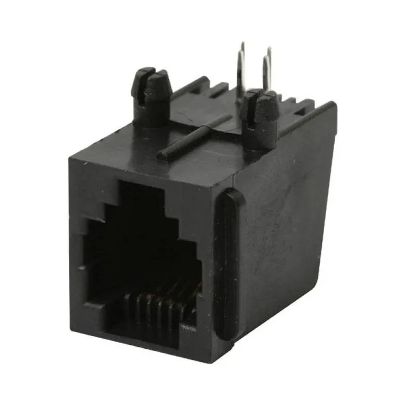 Jack RJ11 de 4 contactos para circuito impreso Steren 300-086