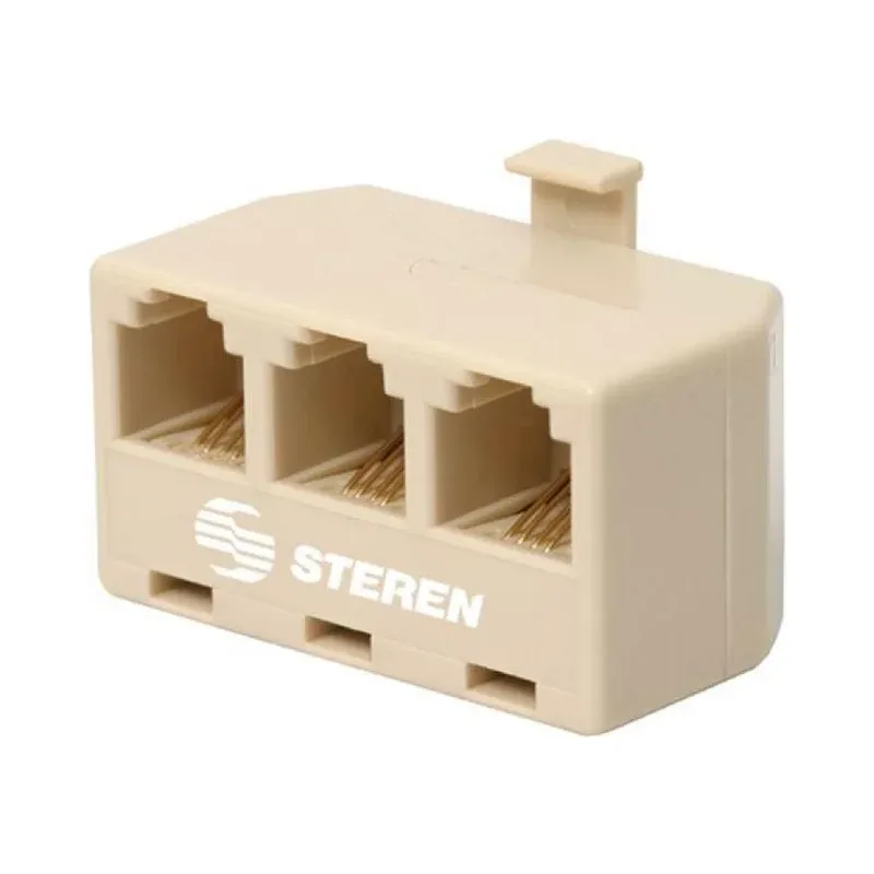 Adaptador "Y", 3 jack a 1 plug, de 4 contactos Steren 300-124