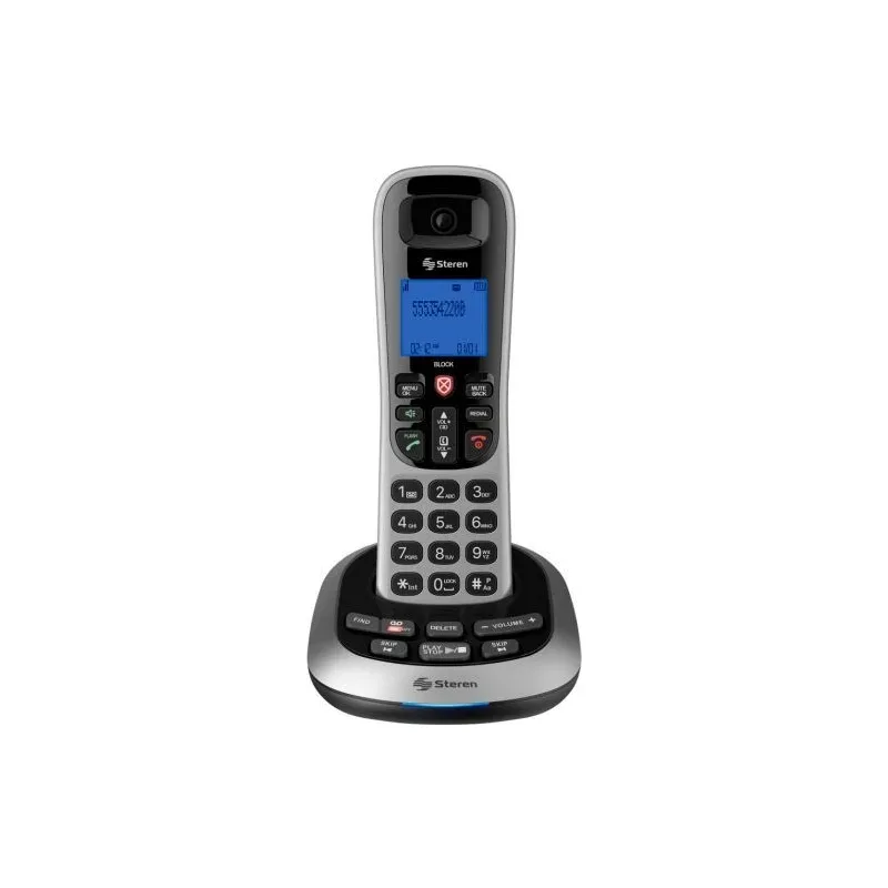 Teléfono inalámbrico DECT 6.0, con contestadora automática Steren TEL-2480