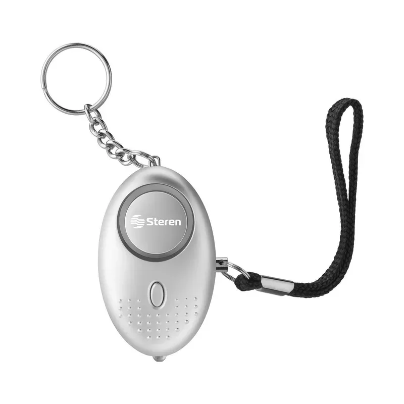 Alarma personal de 120 dB, con linterna LED Steren ALA-038