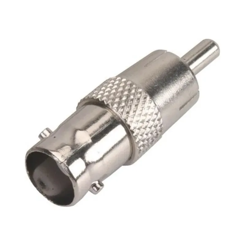 Adaptador con conector hembra BNC a macho RCA Steren 200-170
