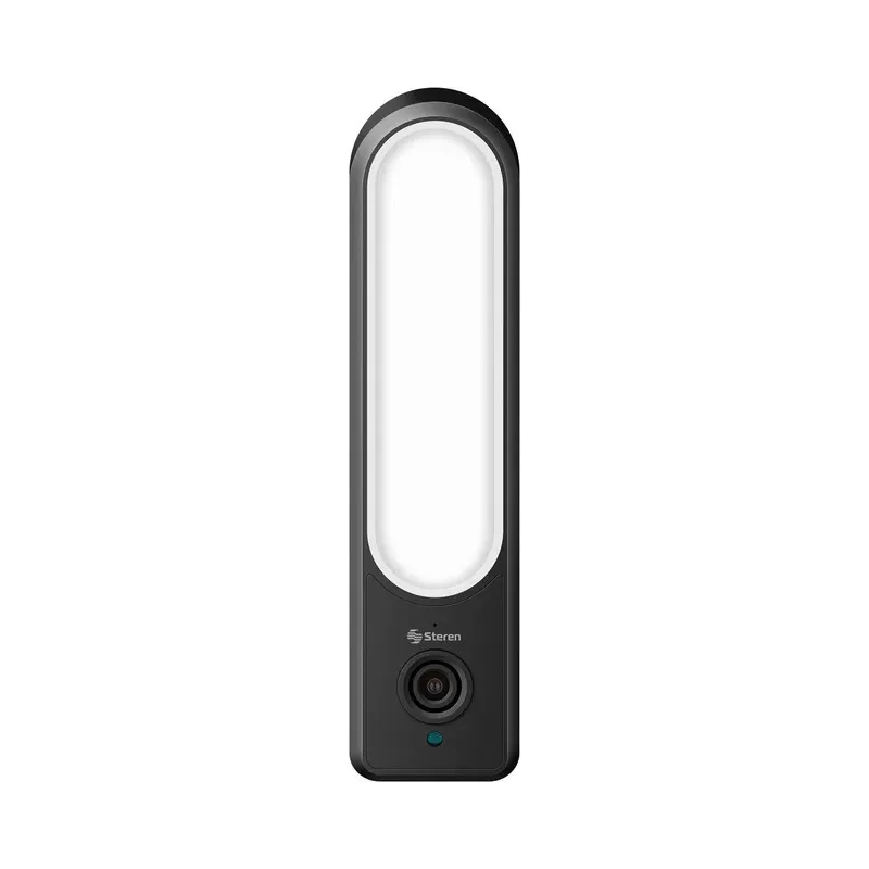 Cámara de seguridad Wi-Fi* / Ethernet Full HD fija con reflector LED, compatible con asistentes de voz Steren CCTV-550