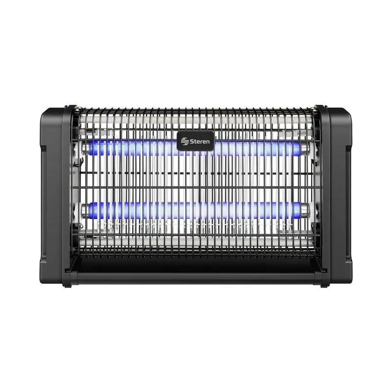 Exterminador electrónico de insectos voladores con doble lámpara Steren INSECTRONIC-200