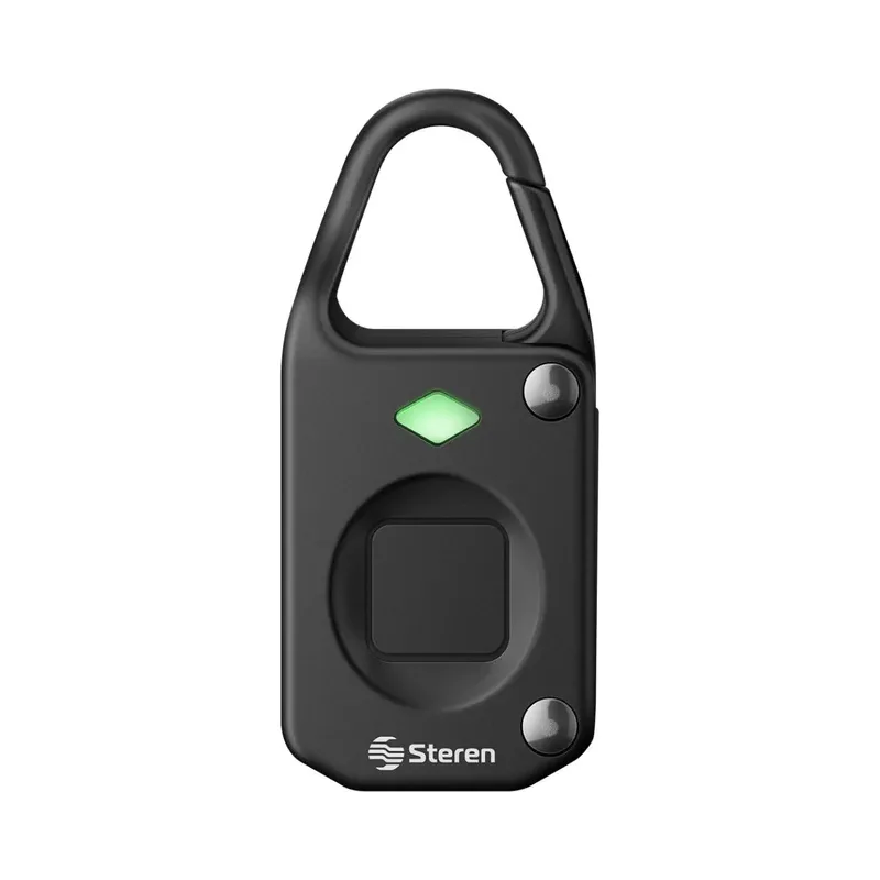 Candado de huella digital (biométrico) y Bluetooth* Steren LOCK-010